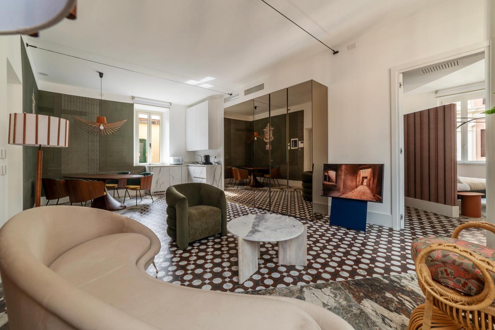 Alma At Colosseum Luxury Overlooking Colosseo Apartment *